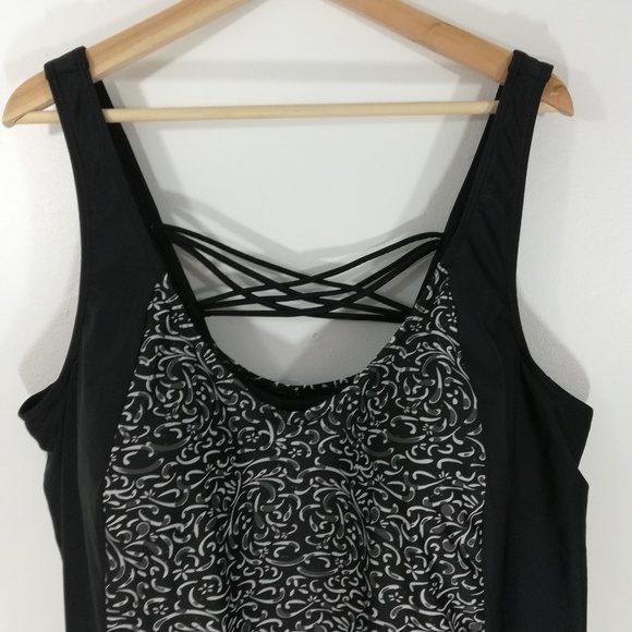 Blair One Piece Swim Dress Size 24W - Picture 3 of 8